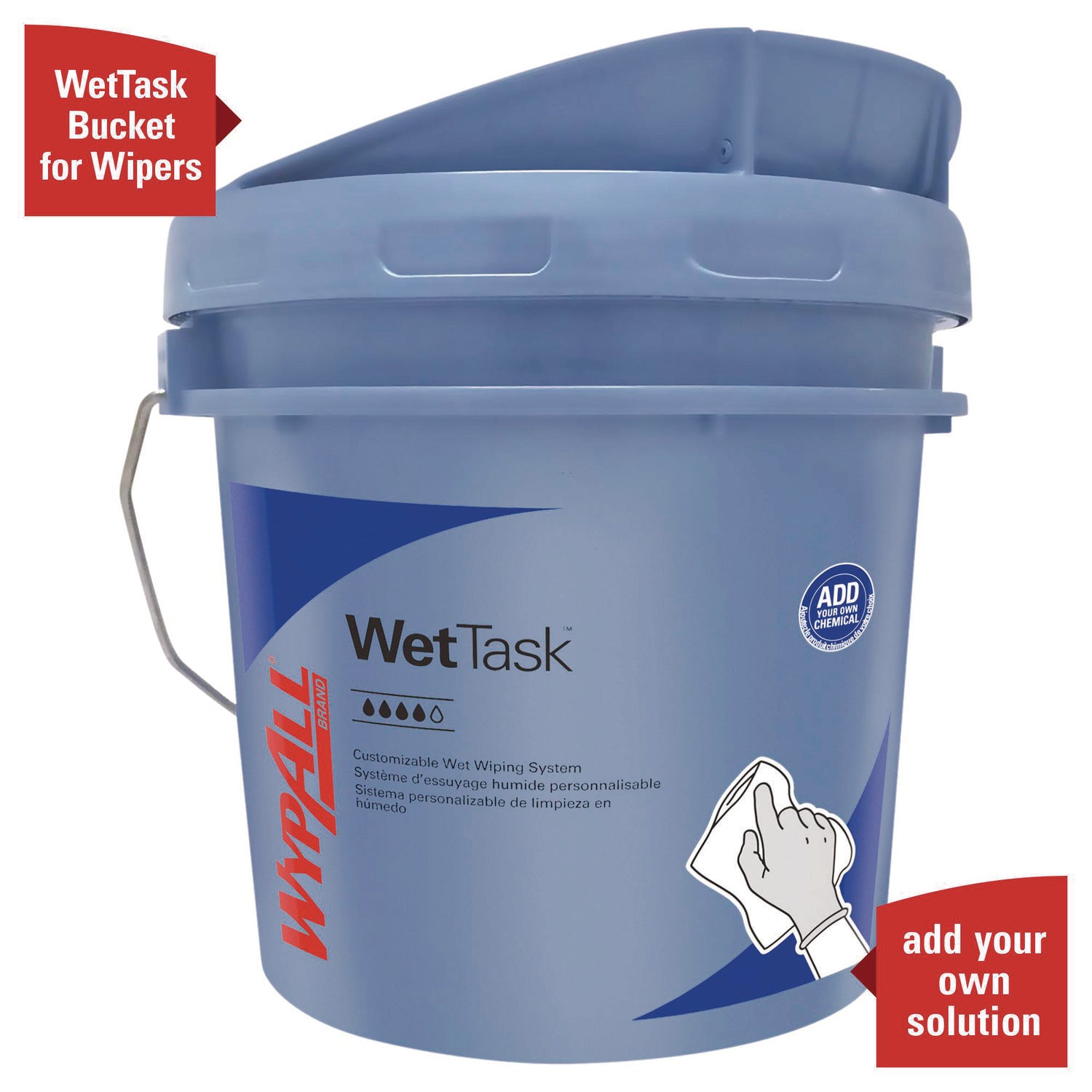 Wettask 3.5 Gl Dispenser 2/Case - 3