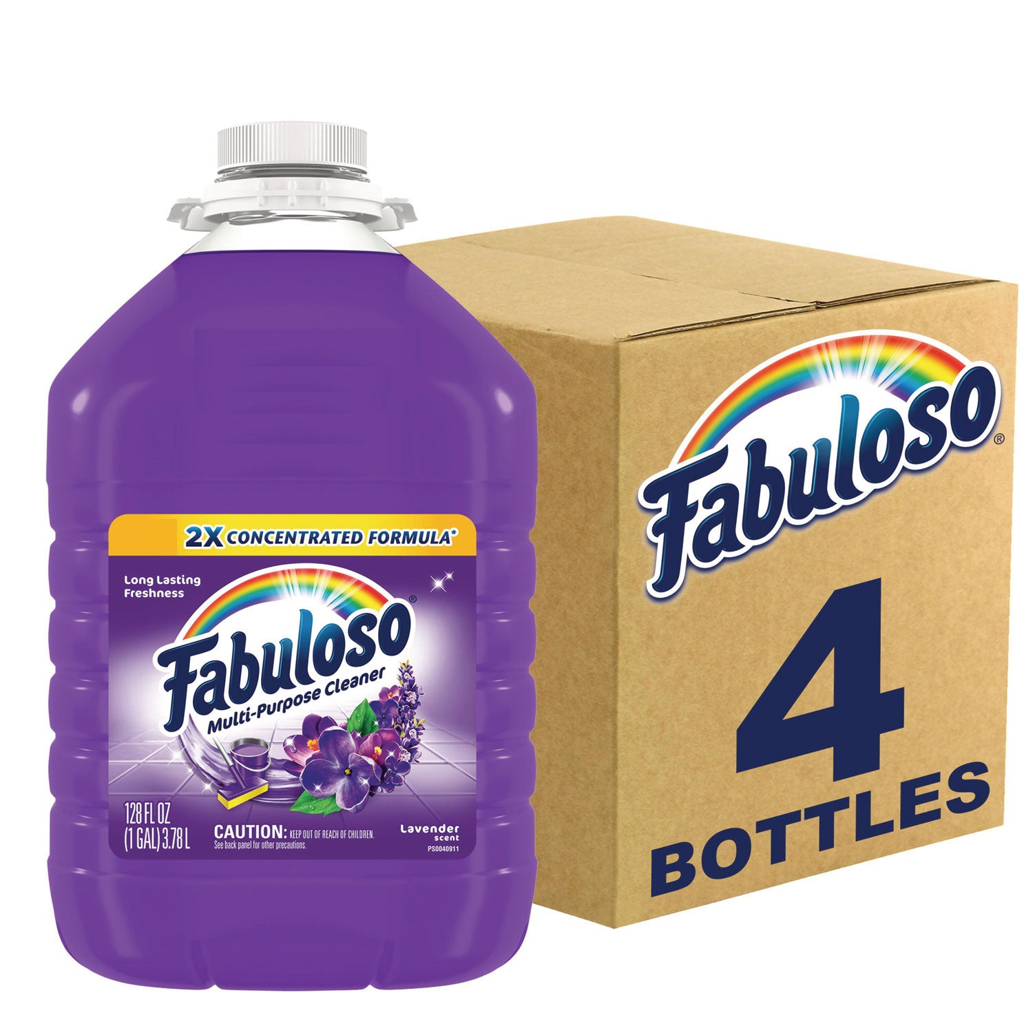 Multi-use Cleaner, Lavender Scent, 1 gal Bottle, 4/Carton - 1