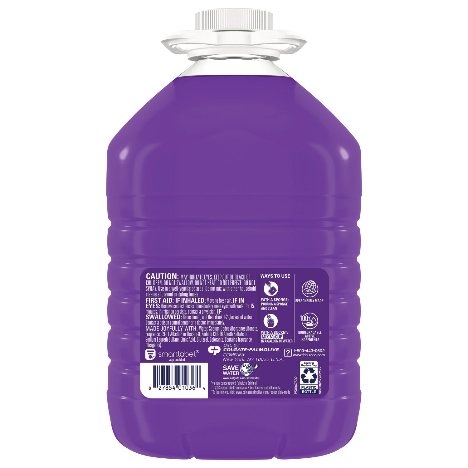 Multi-use Cleaner, Lavender Scent, 1 gal Bottle, 4/Carton