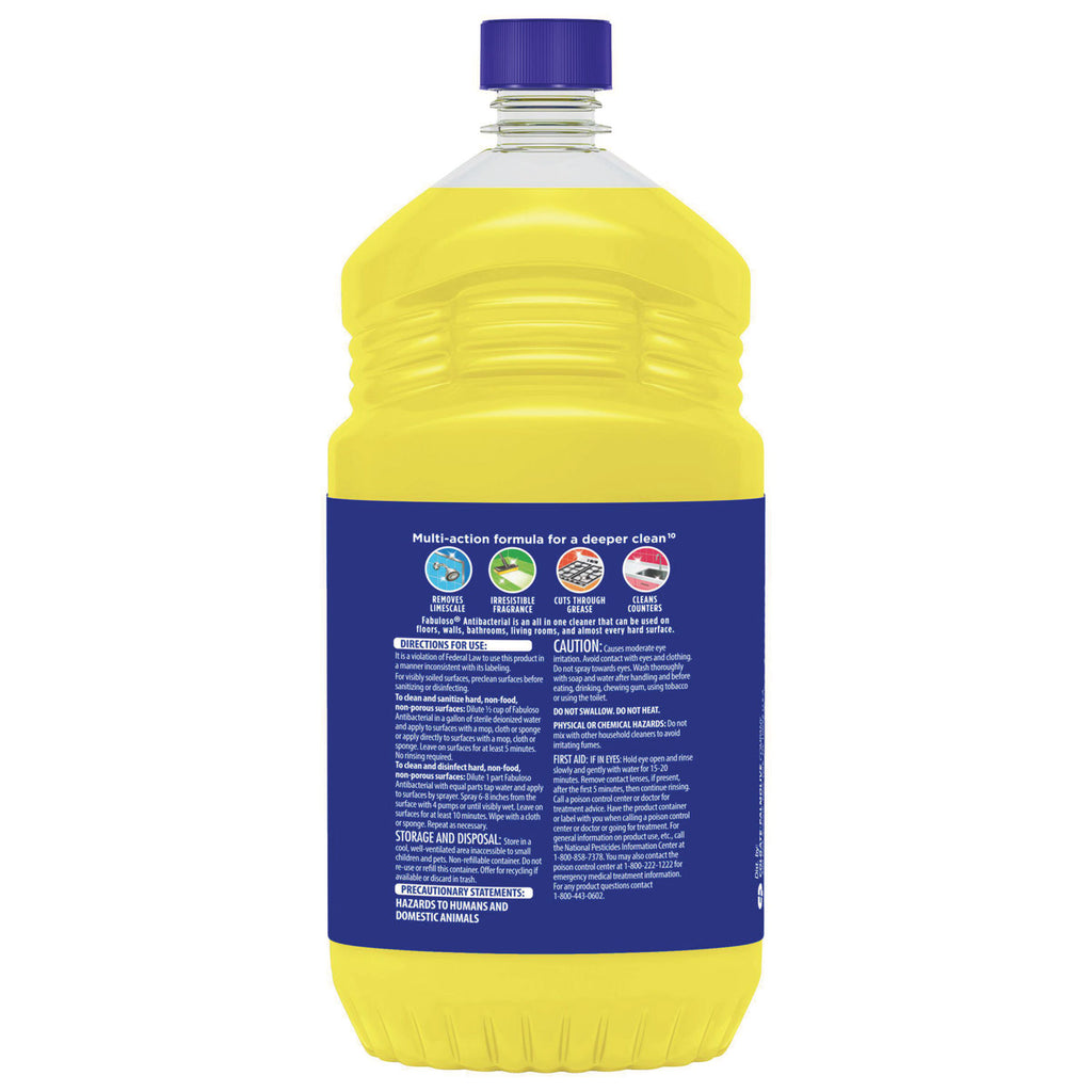 Antibacterial Multi-Purpose Cleaner, Sparkling Citrus Scent, 48 oz Bottle, 6/Carton - 3