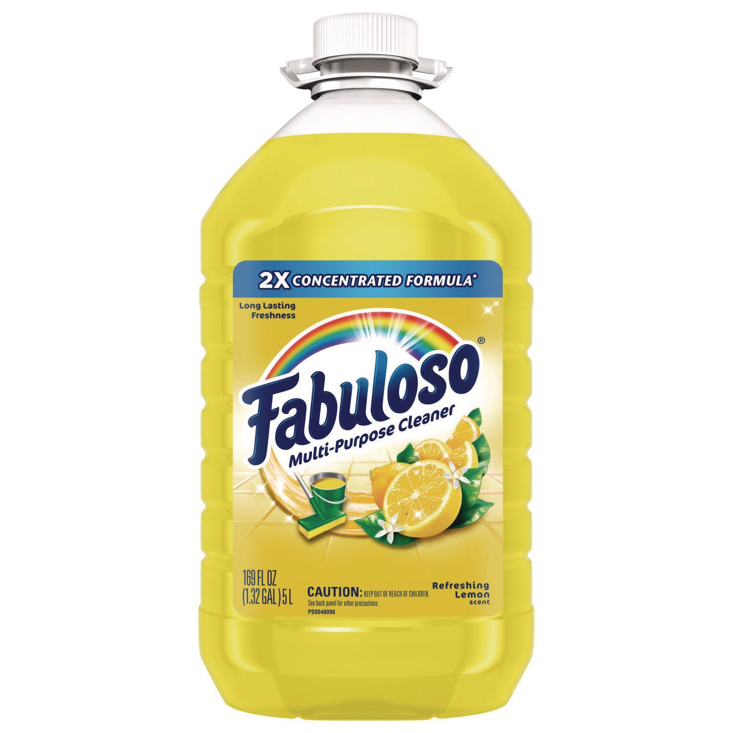 Multi-use Cleaner, Lemon Scent, 169 oz Bottle, 3/Carton - 2