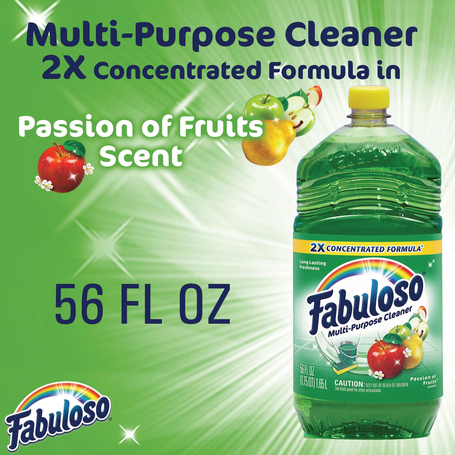Multi-use Cleaner, Passion Fruit Scent, 56 oz, Bottle, 6/Carton - 5