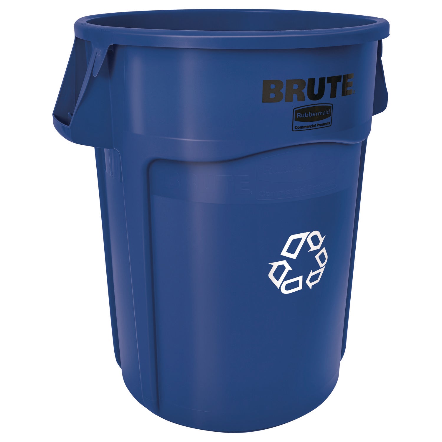 Brute Recycling Container, 44 gal, Polyethylene, Blue - 2