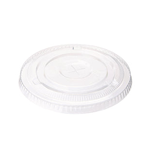 Cold Drink Cup Lids, Fits 16 oz Plastic Cold Cups, Clear, 100/Sleeve, 10 Sleeves/Carton - 1