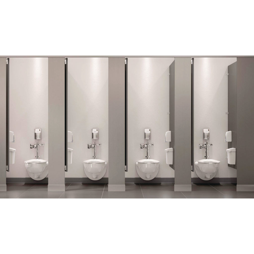 Sanitary Napkin Receptacle with Rigid Liner, Plastic, White