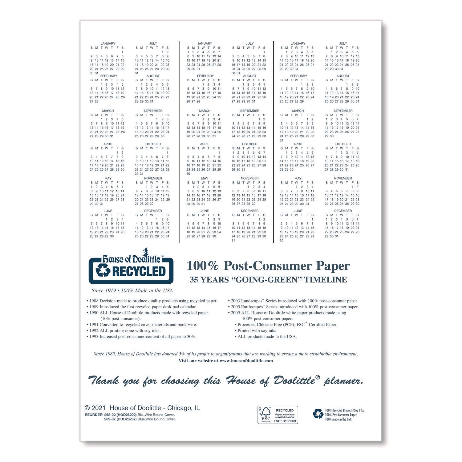 14-Month Recycled Ruled Monthly Planner, 8.75 x 6.78, Black Cover, 14-Month (Dec to Jan): 2023 to 2025 - 6