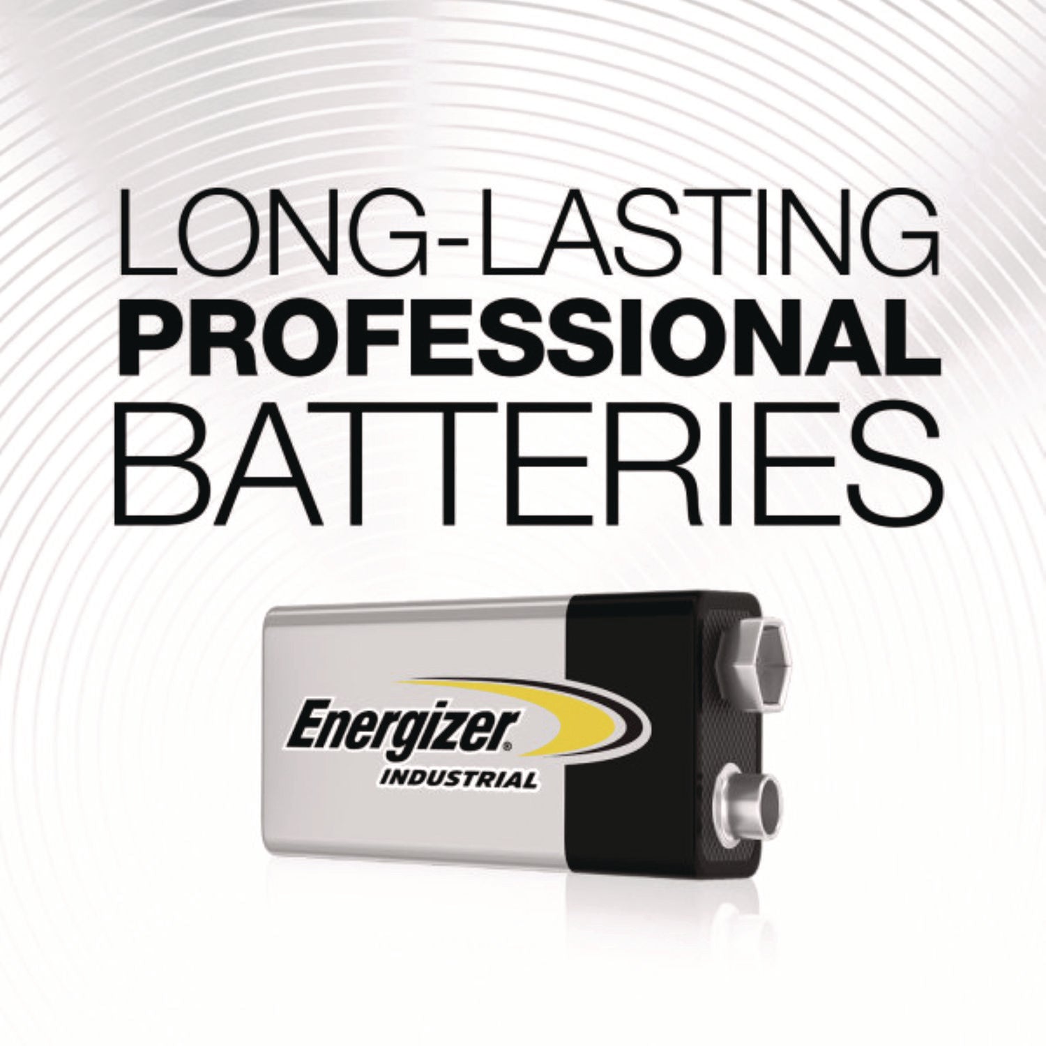 Industrial Alkaline 9V Batteries, 12/Box