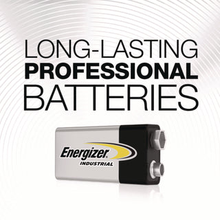Industrial Alkaline 9V Batteries, 12/Box
