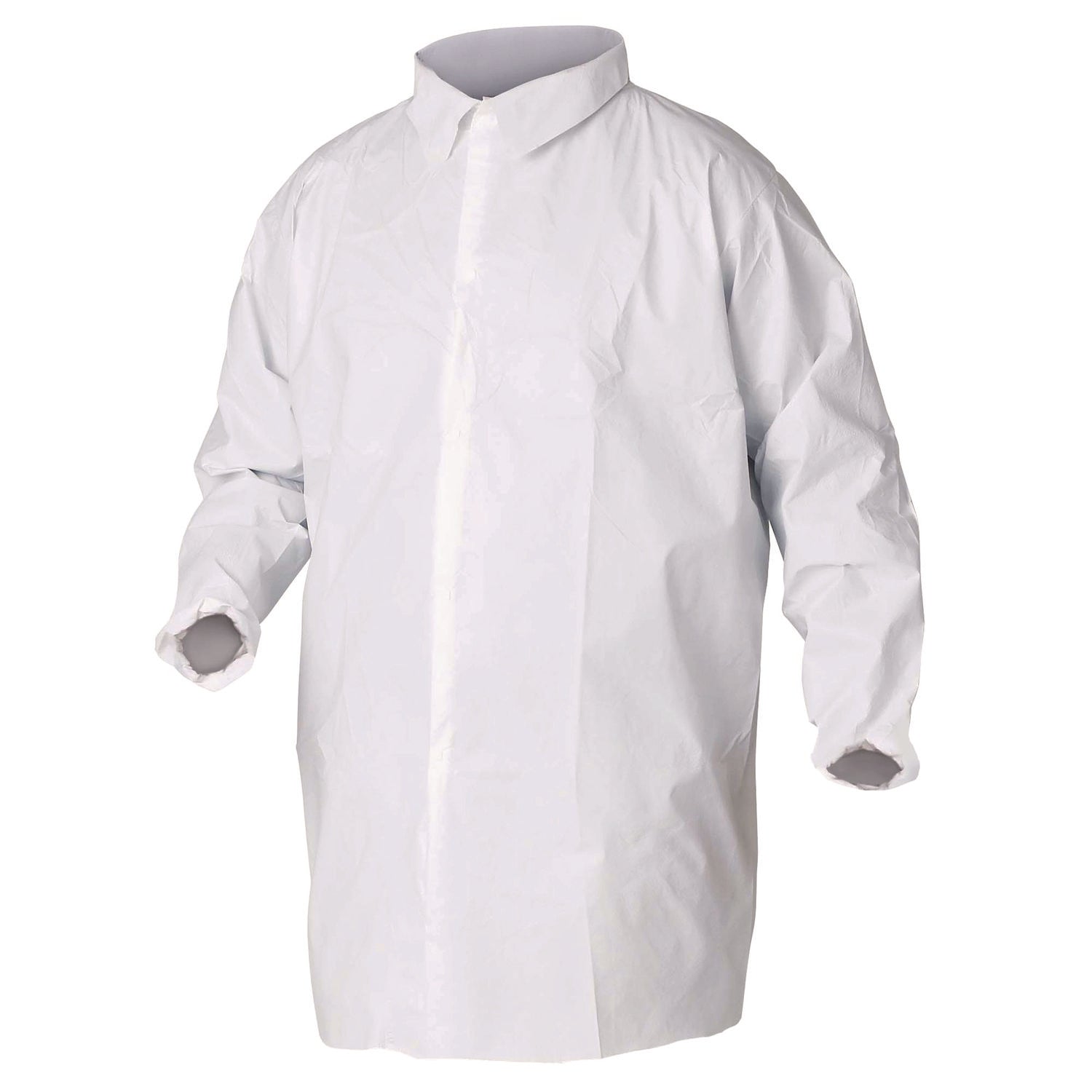 Klngrd A40 Lab Coat 3Xl Snaps No Pocket Whi 30 - 1