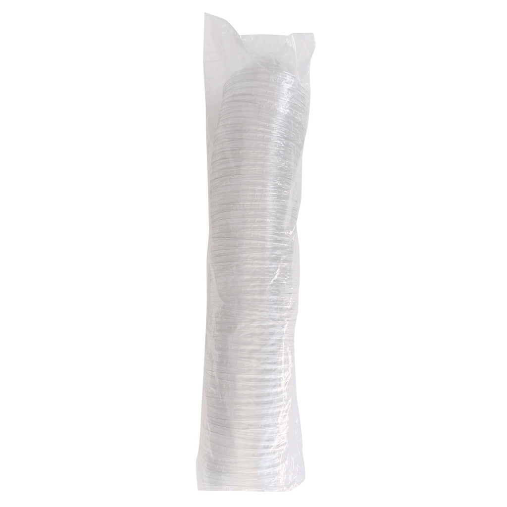 PET Cold Cup Dome Lids, Fits 9 oz to 10 oz PET Cups, Clear, 1,000/Carton