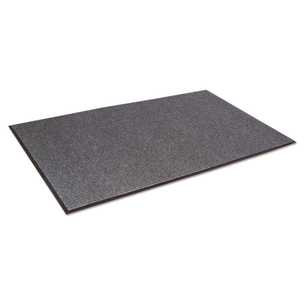 Needle Rib Wipe and Scrape Mat, Polypropylene, 36 x 120, Gray - 1