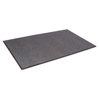 Needle Rib Wipe and Scrape Mat, Polypropylene, 36 x 120, Gray - 1
