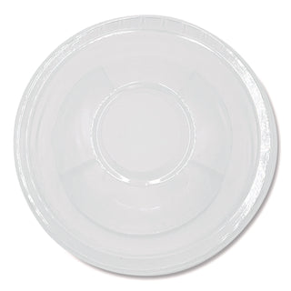 PET Cold Cup Dome Lids, Fits 9 oz to 10 oz PET Cups, Clear, 100/Pack