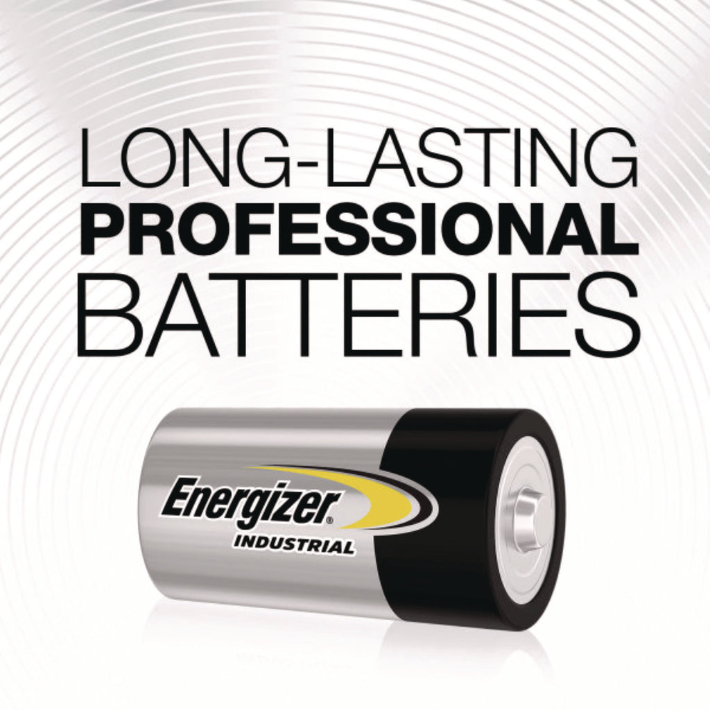 Industrial Alkaline D Batteries, 1.5 V, 12/Box