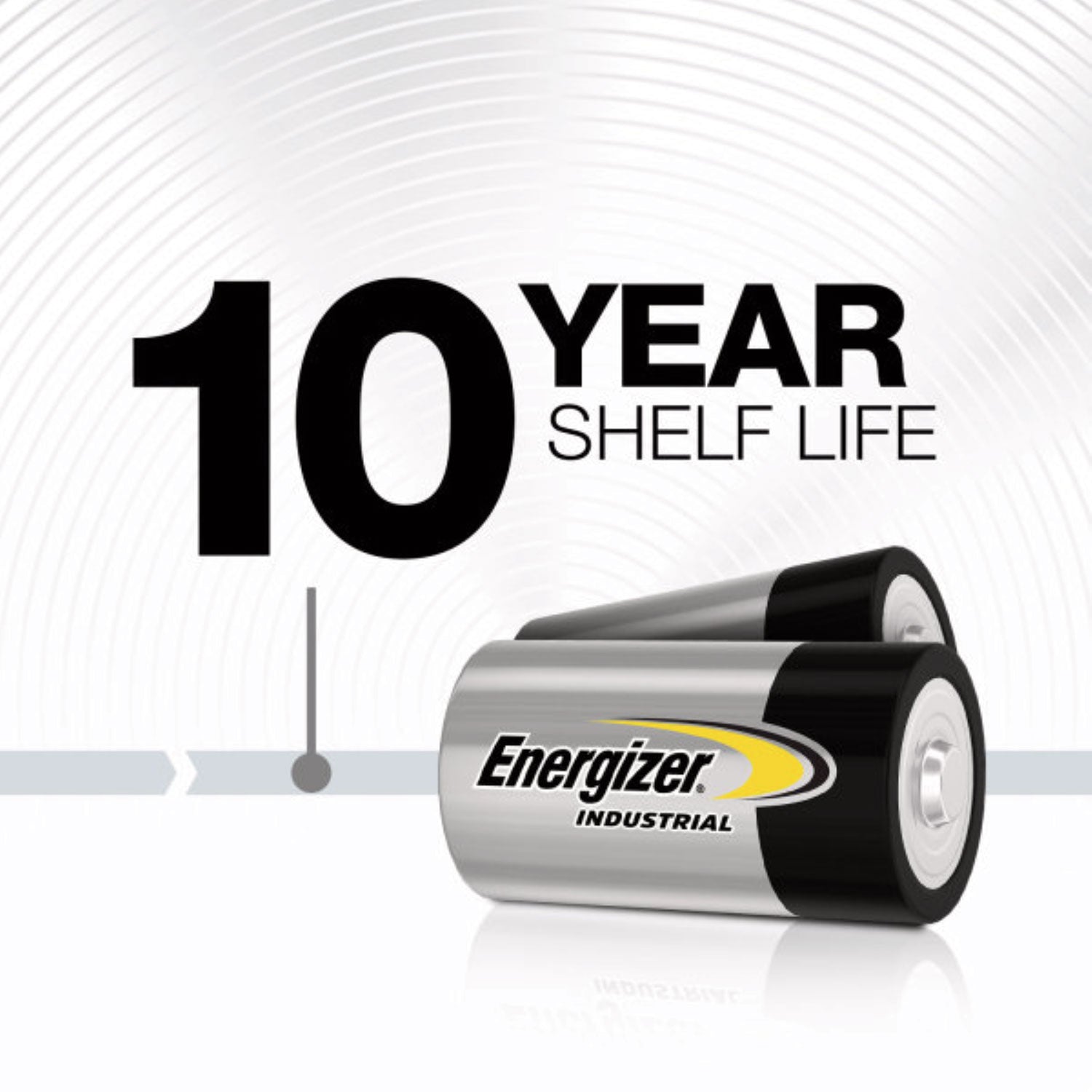 Industrial Alkaline D Batteries, 1.5 V, 12/Box