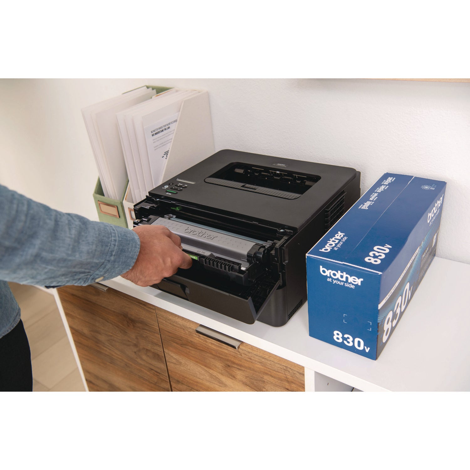 HL-L2460DW Wireless Compact Monochrome Laser Printer