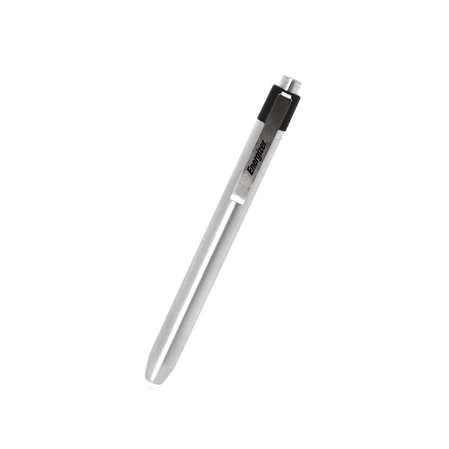 LED Pen Light, 2 AAA Batteries (Included), Silver/Black - 4