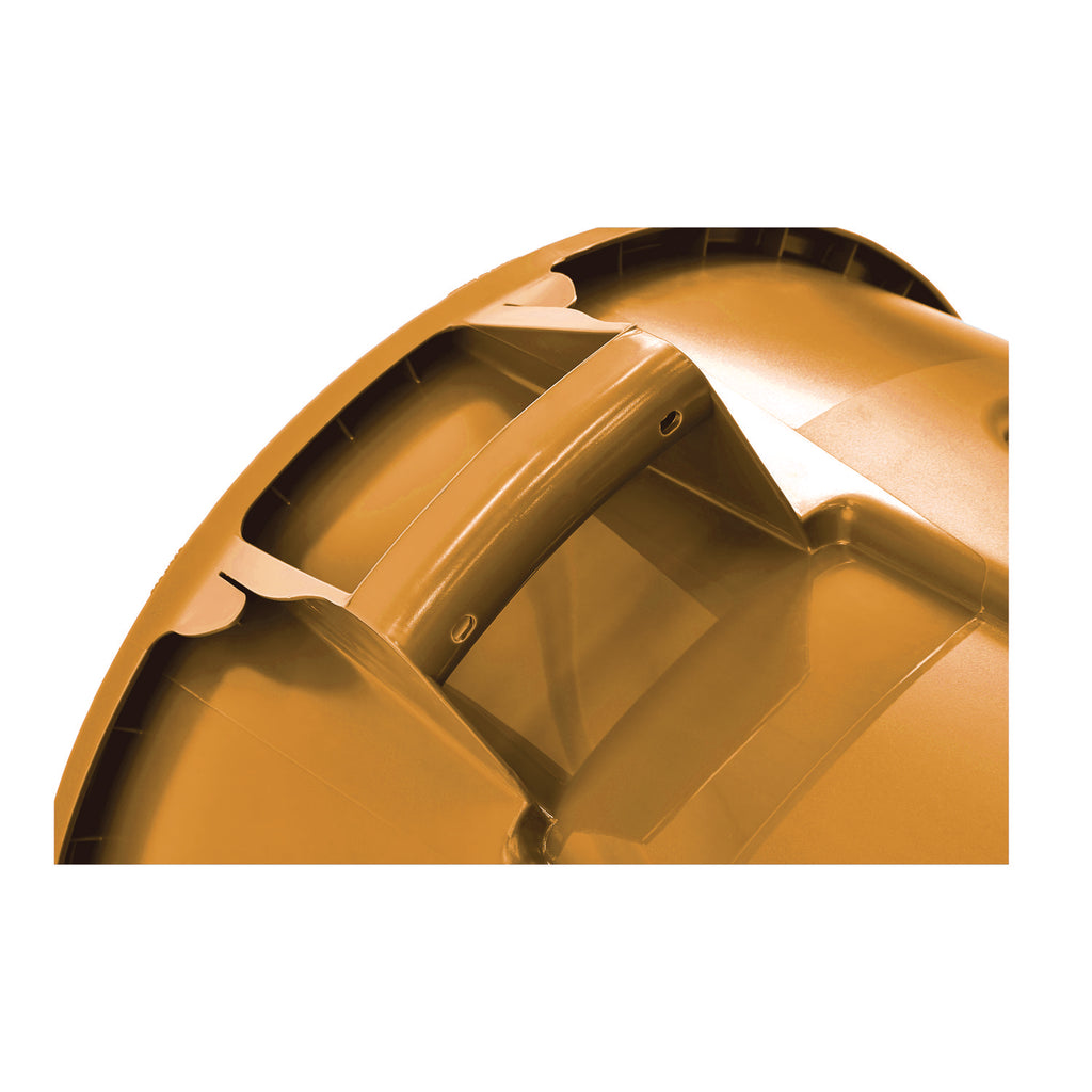 Brute Round Container, 44 gal, Plastic, Orange - 8