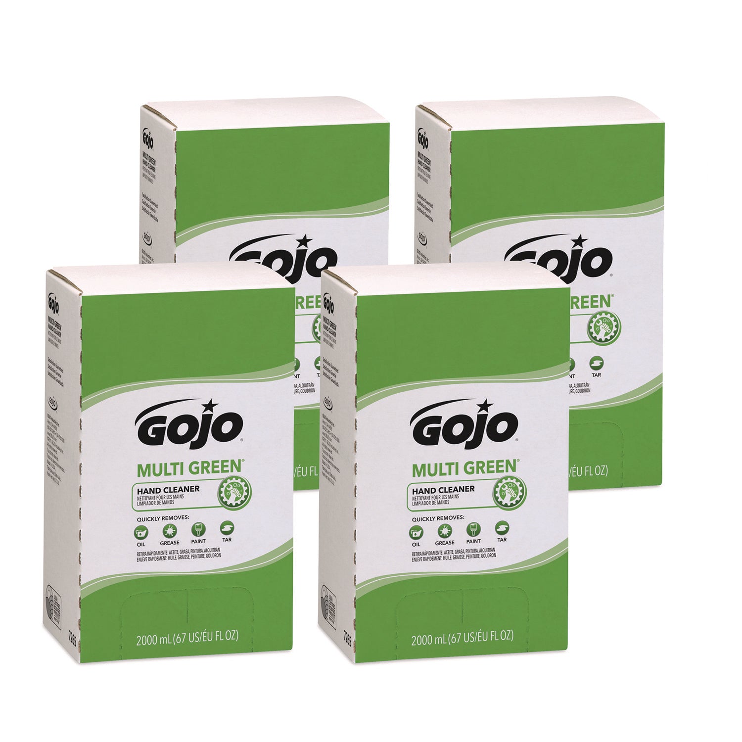 MULTI GREEN Hand Cleaner Refill, Citrus Scent, 2,000 mL, 4/Carton
