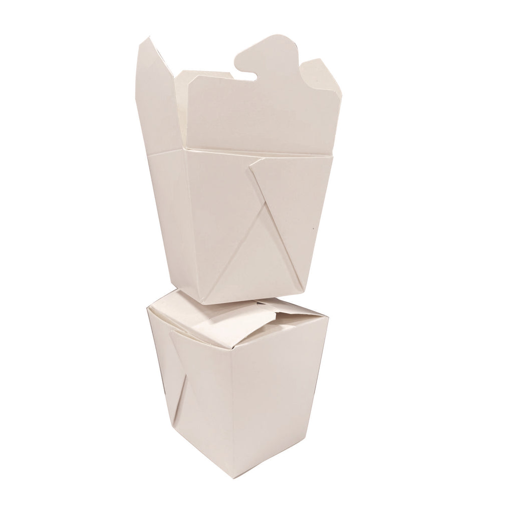 Food Pail, 16 oz, 3.63 x 3 x 3.5, White, Paper, 400/Carton - 6