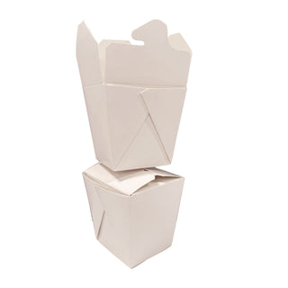 Food Pail, 32 oz, 4 x 3.69 x 4.55, White, Paper, 400/Carton - 6