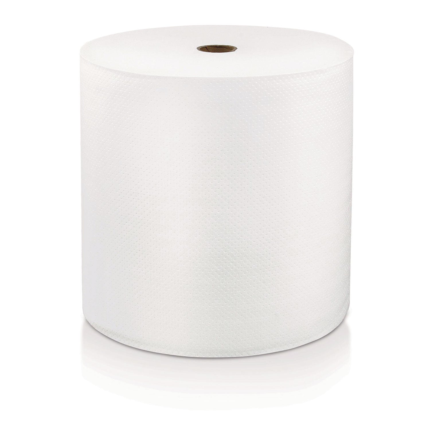 LoCor Hard Wound Roll Towels - 1 Ply - 7" x 800 ft - White - Virgin Fiber - Embossed, Strong, Absorbent - For Washroom - 6 Rolls Per Carton - 6 / Carton - 1
