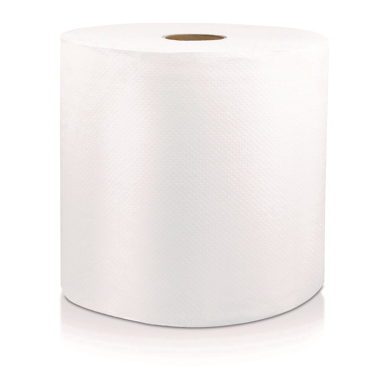 Livi Solaris Paper Hardwound Paper Towels - 1 Ply - 8" x 800 ft - White - Virgin Fiber - Embossed, Absorbent, Durable - For Hand - 6 / Carton - 1