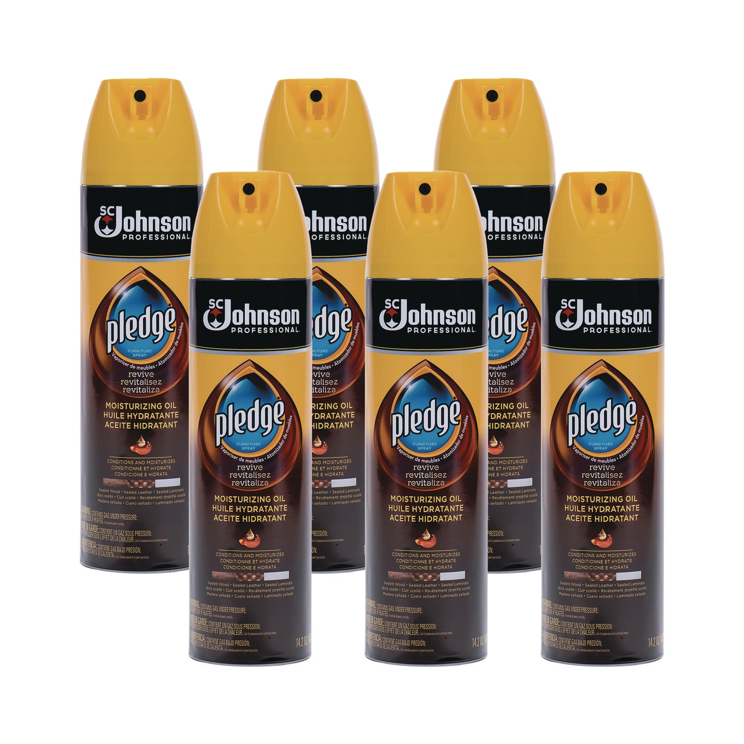 Furniture Polish, Revive Moisturizing Oil, 14.2 oz Can