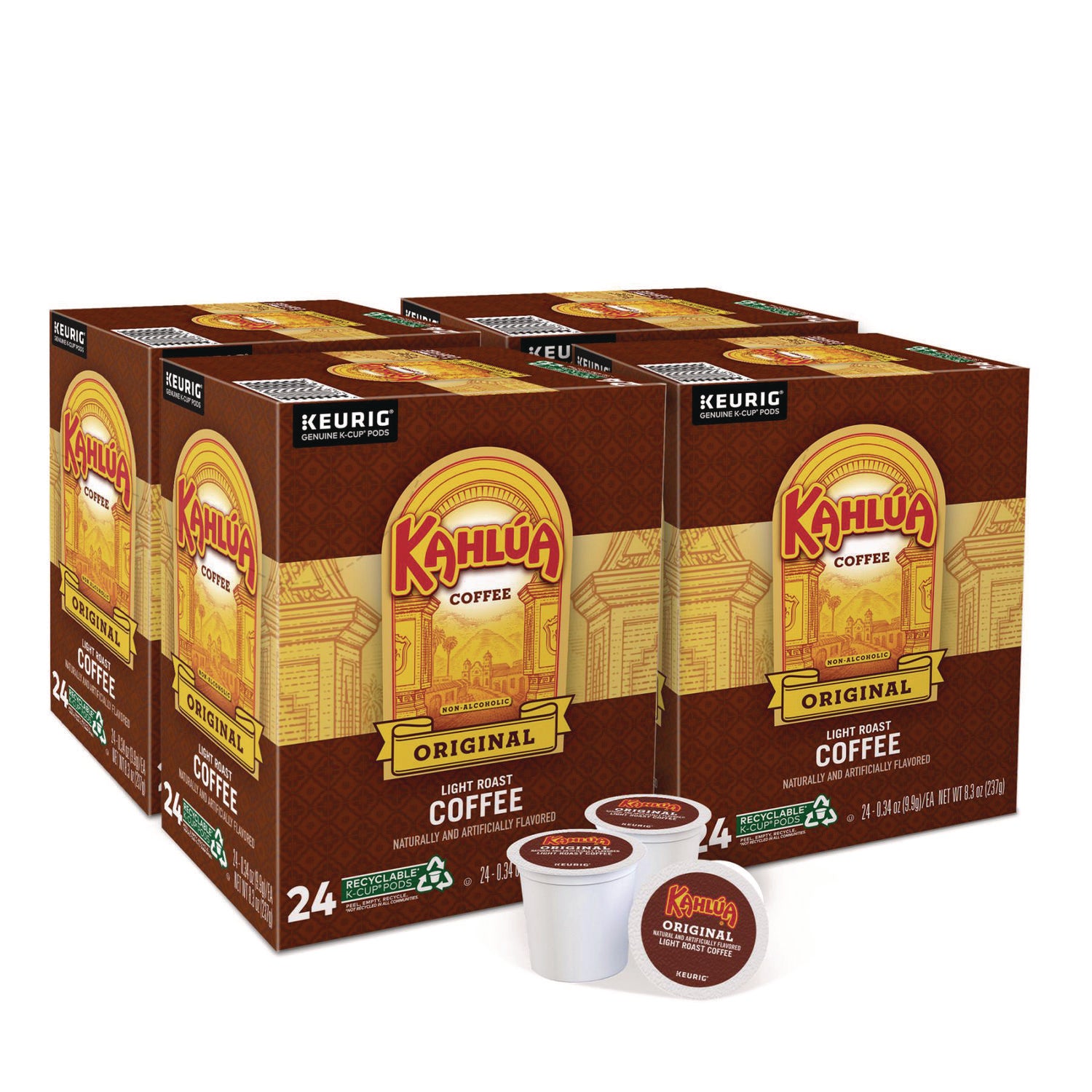 Kahlua Original K-Cups, 24/Box, 4 Box/Carton - 1