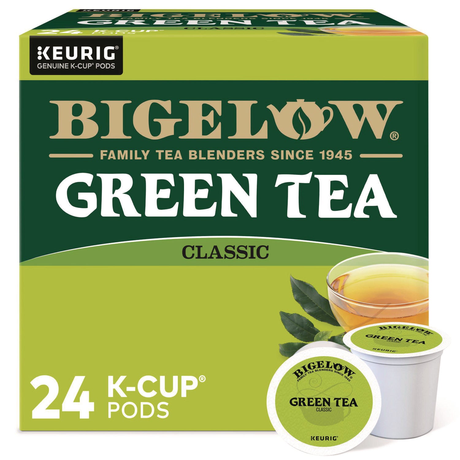 Green Tea K-Cup Pack, 24/Box - 5