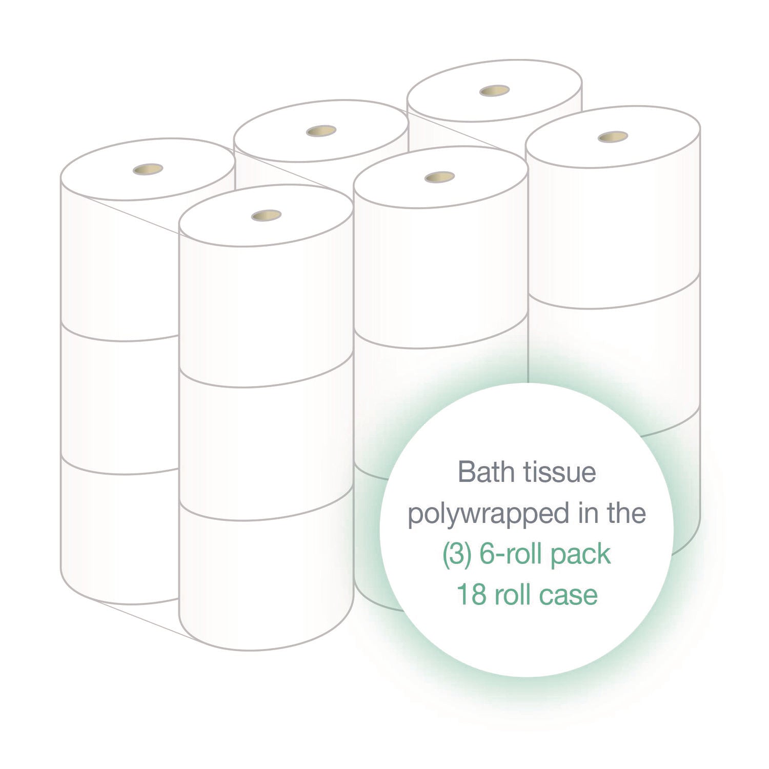 LoCor Bath Tissue - 2 Ply - 3.85" x 4.05" - 1500 Sheets/Roll - White - Fiber - Eco-friendly, Soft - For Hand - 18 / Carton