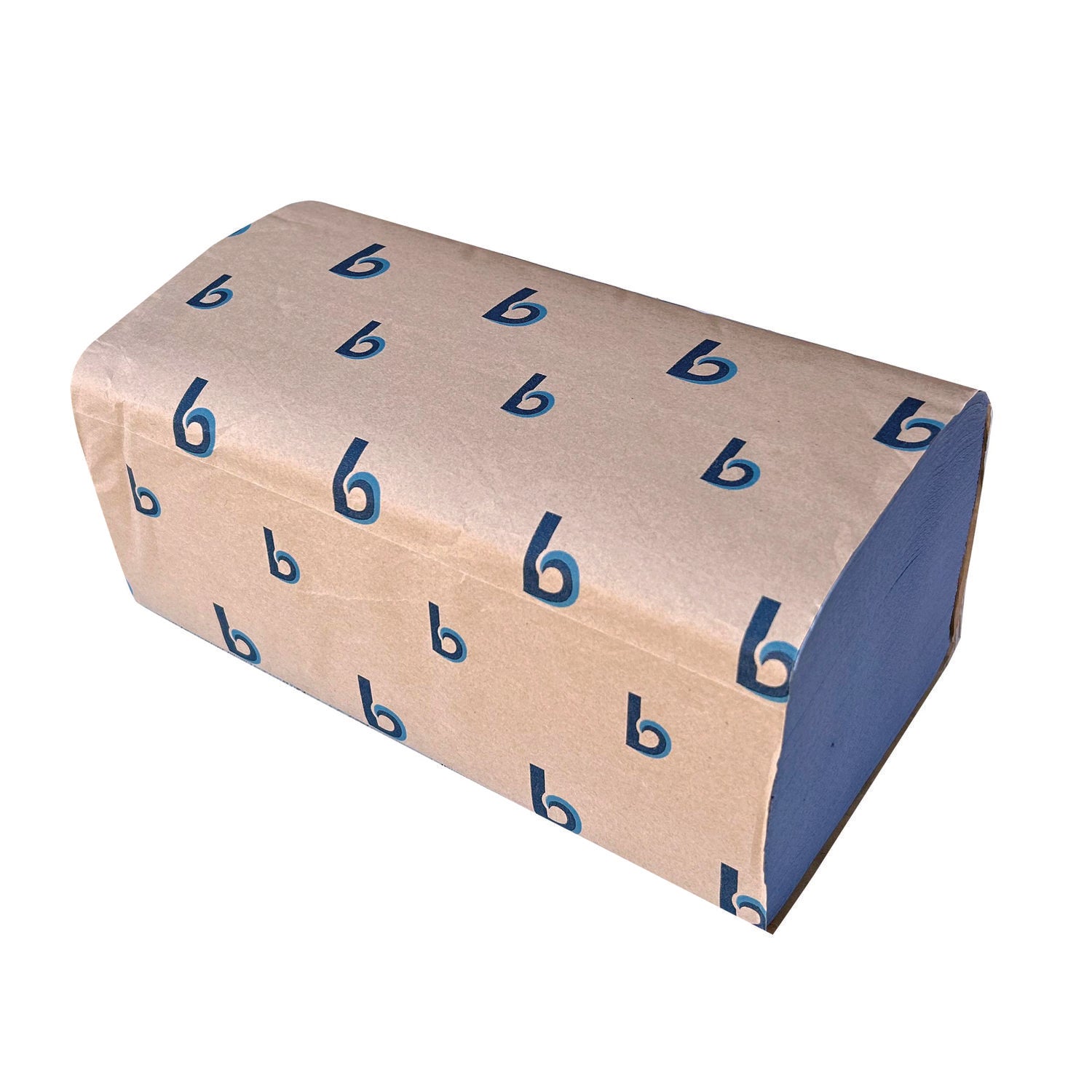 Windshield Paper Towels, 9.13 x 10.25, Blue, 250/Pack, 9 Packs/Carton