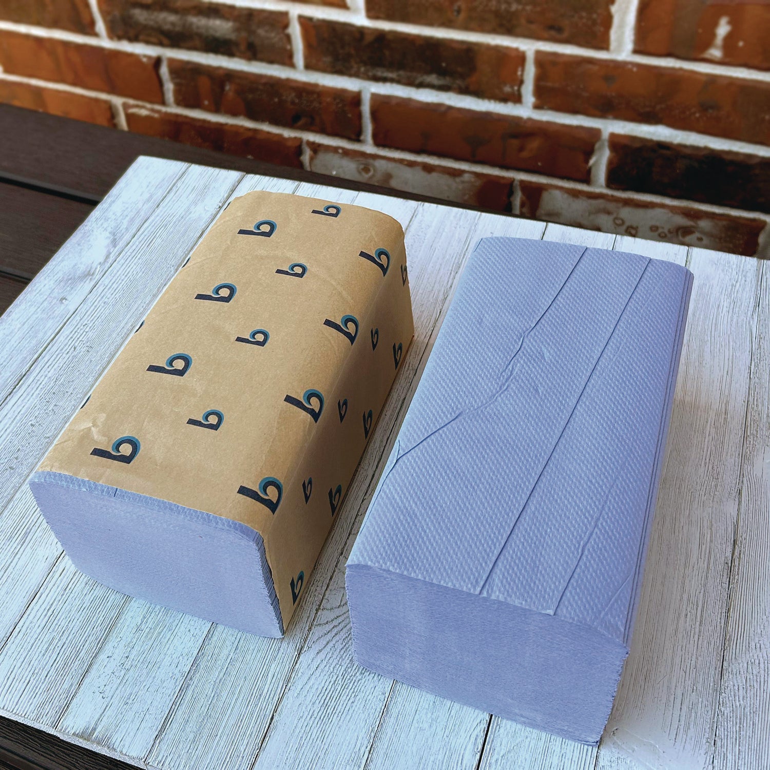 Windshield Paper Towels, 9.13 x 10.25, Blue, 250/Pack, 9 Packs/Carton