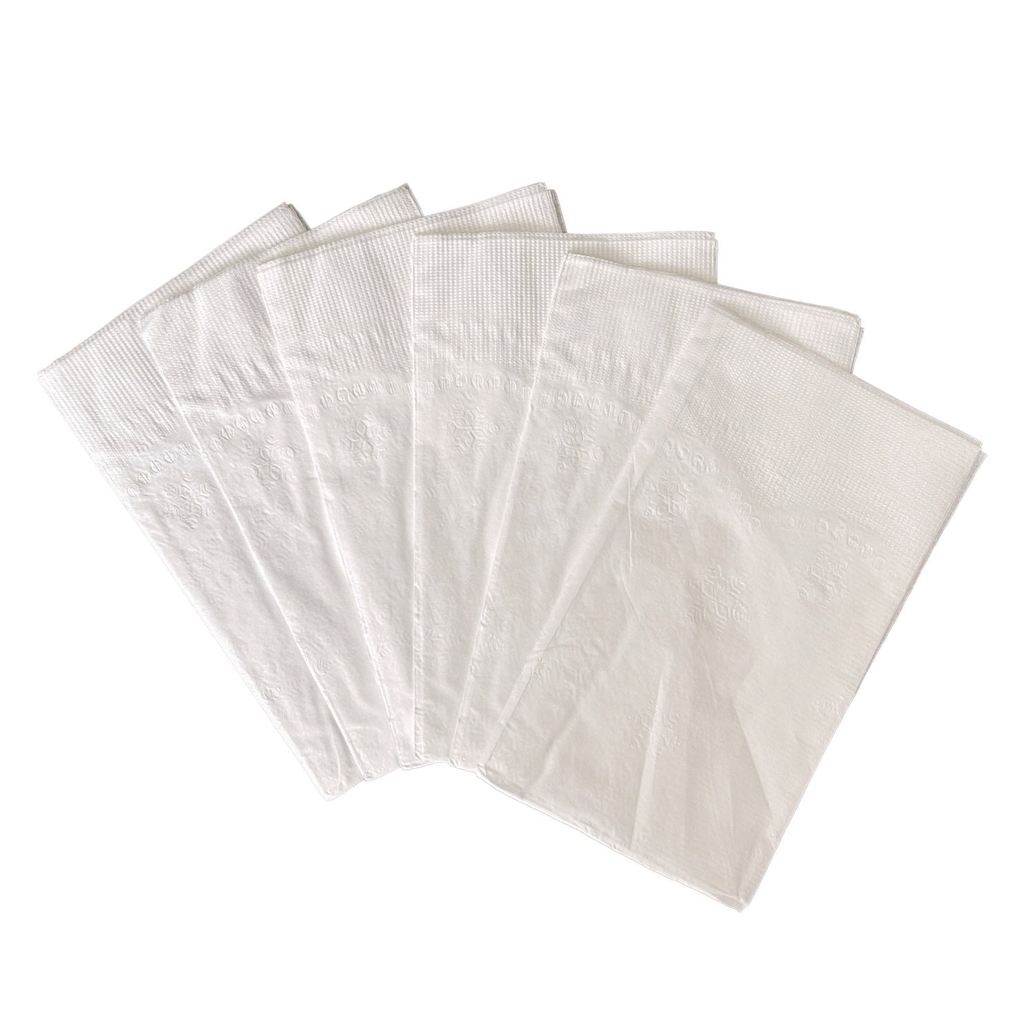 Dinner Napkins, 2-Ply, 14.5"W x 16.5"D, White, 150/Pack, 20 Packs/Carton - 2