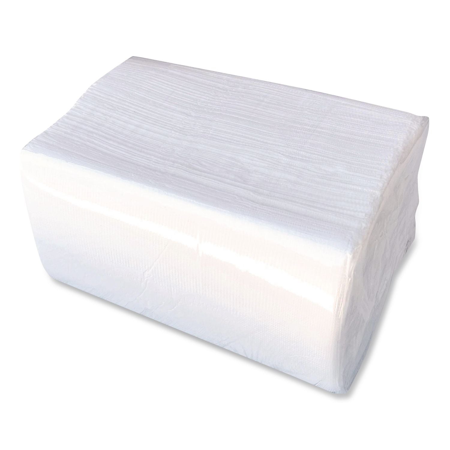 Dinner Napkins, 2-Ply, 14.5"W x 16.5"D, White, 150/Pack, 20 Packs/Carton