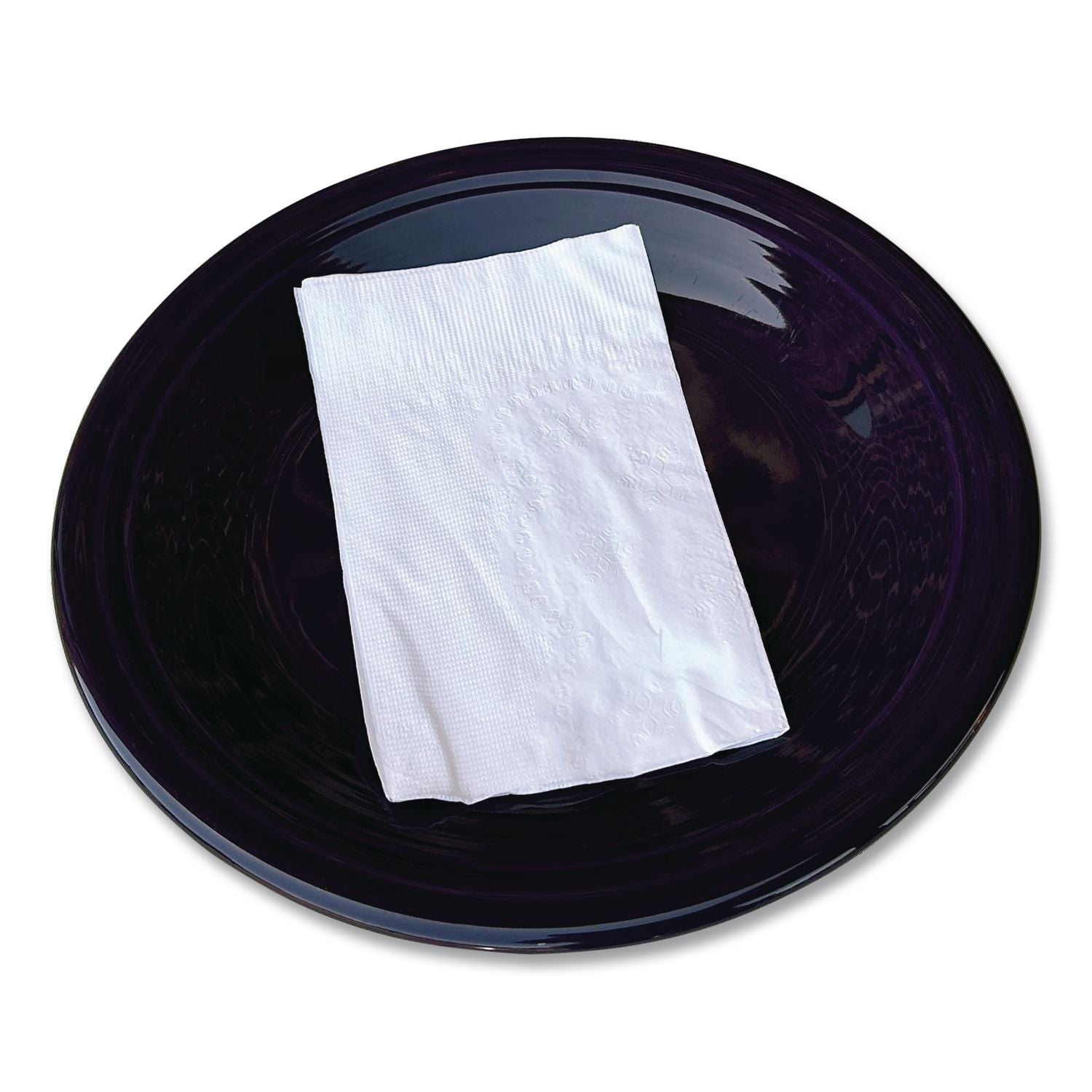 Dinner Napkins, 2-Ply, 14.5"W x 16.5"D, White, 150/Pack, 20 Packs/Carton