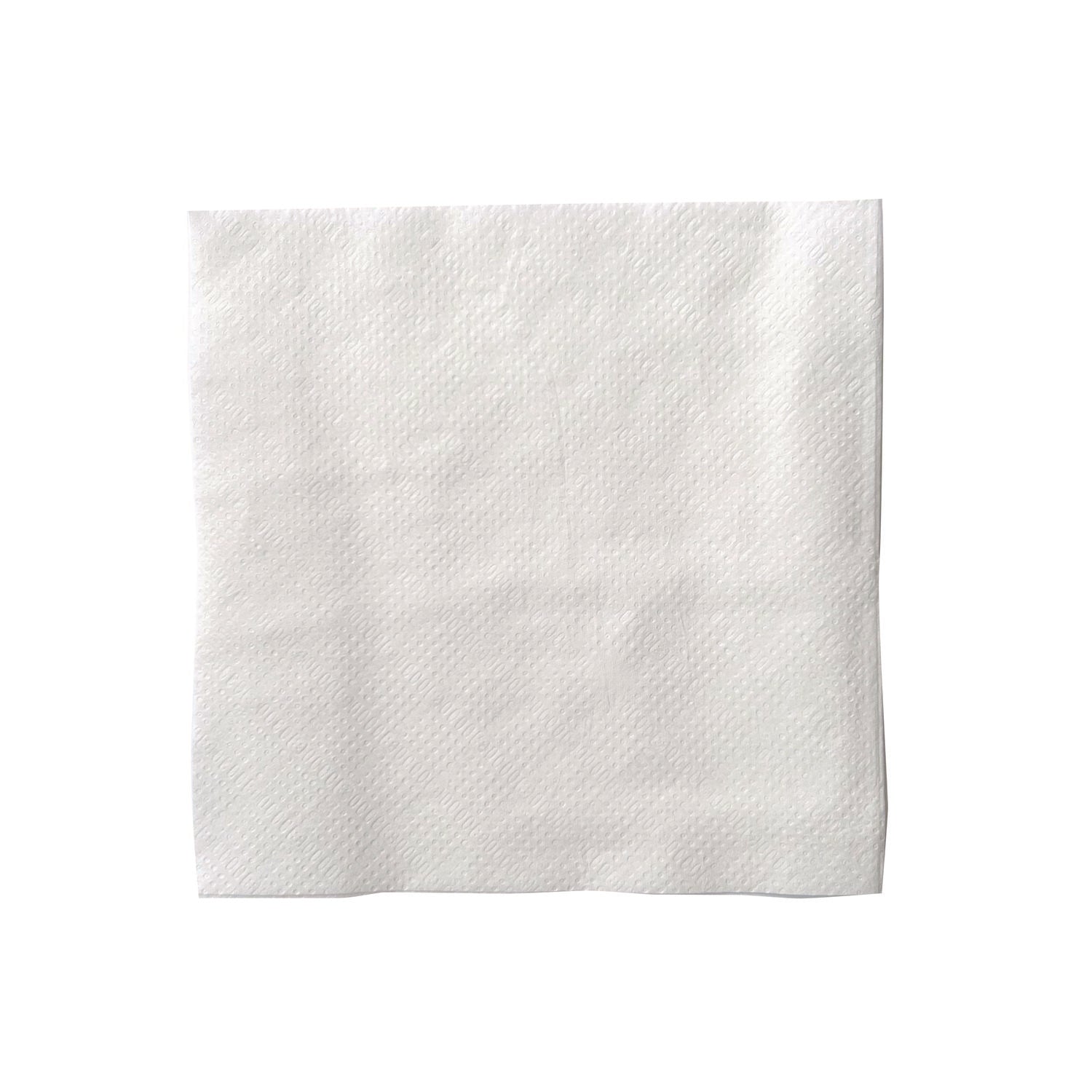 Cocktail Napkins, 1-Ply, 9w x 9d, White, 500/Pack, 8 Packs/Carton - 1