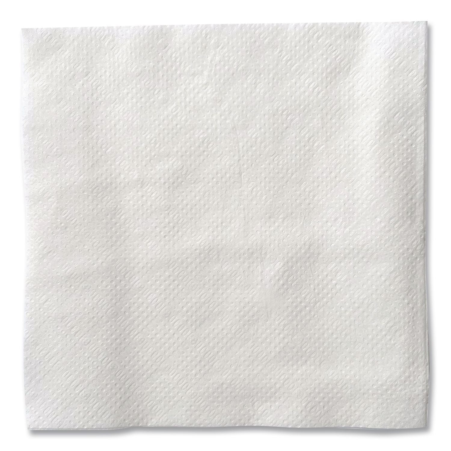 Cocktail Napkins, 1-Ply, 9w x 9d, White, 500/Pack, 8 Packs/Carton