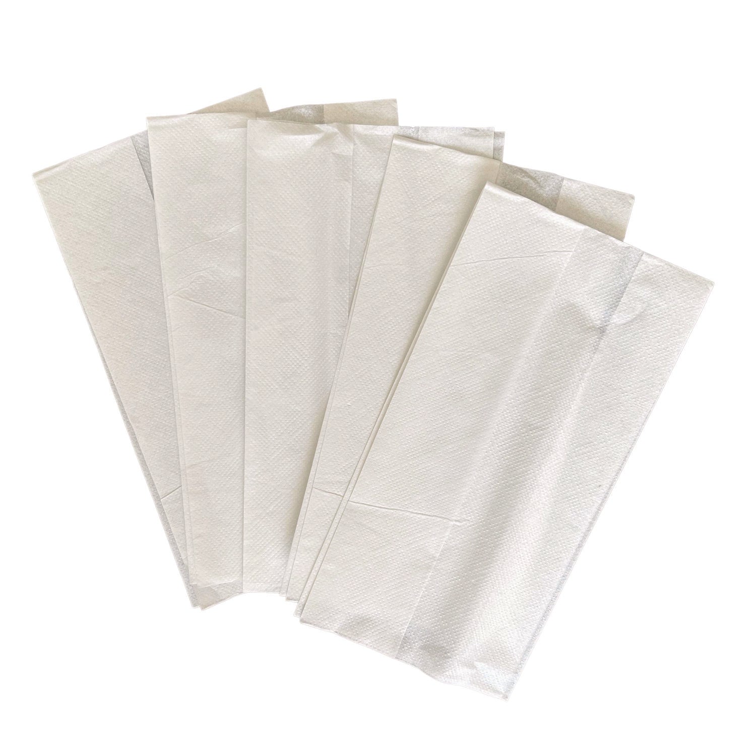 Tall-Fold Napkins, 1-Ply, 7 x 13 1/4, White, 10,000/Carton - 2