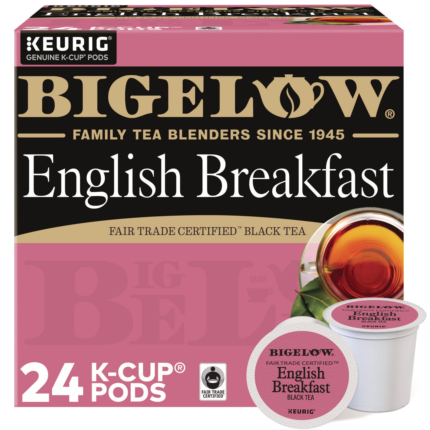 English Breakfast Tea K-Cups Pack, 24/Box - 5