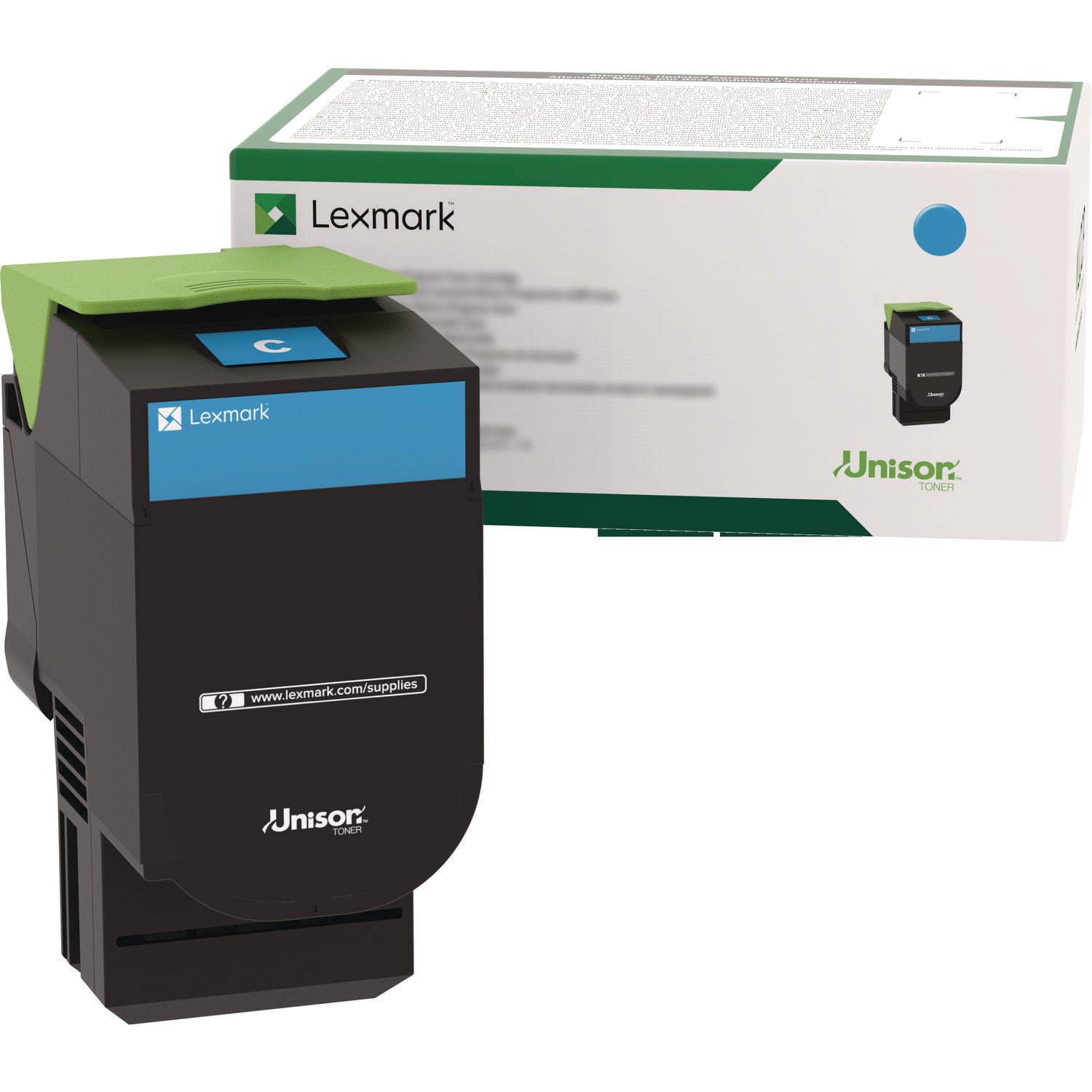 80C00CG Toner, 1,000 Page-Yield, Cyan