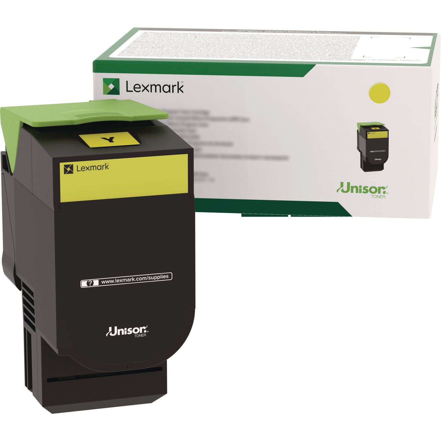 80C00YG Toner, 1,000 Page-Yield, Yellow