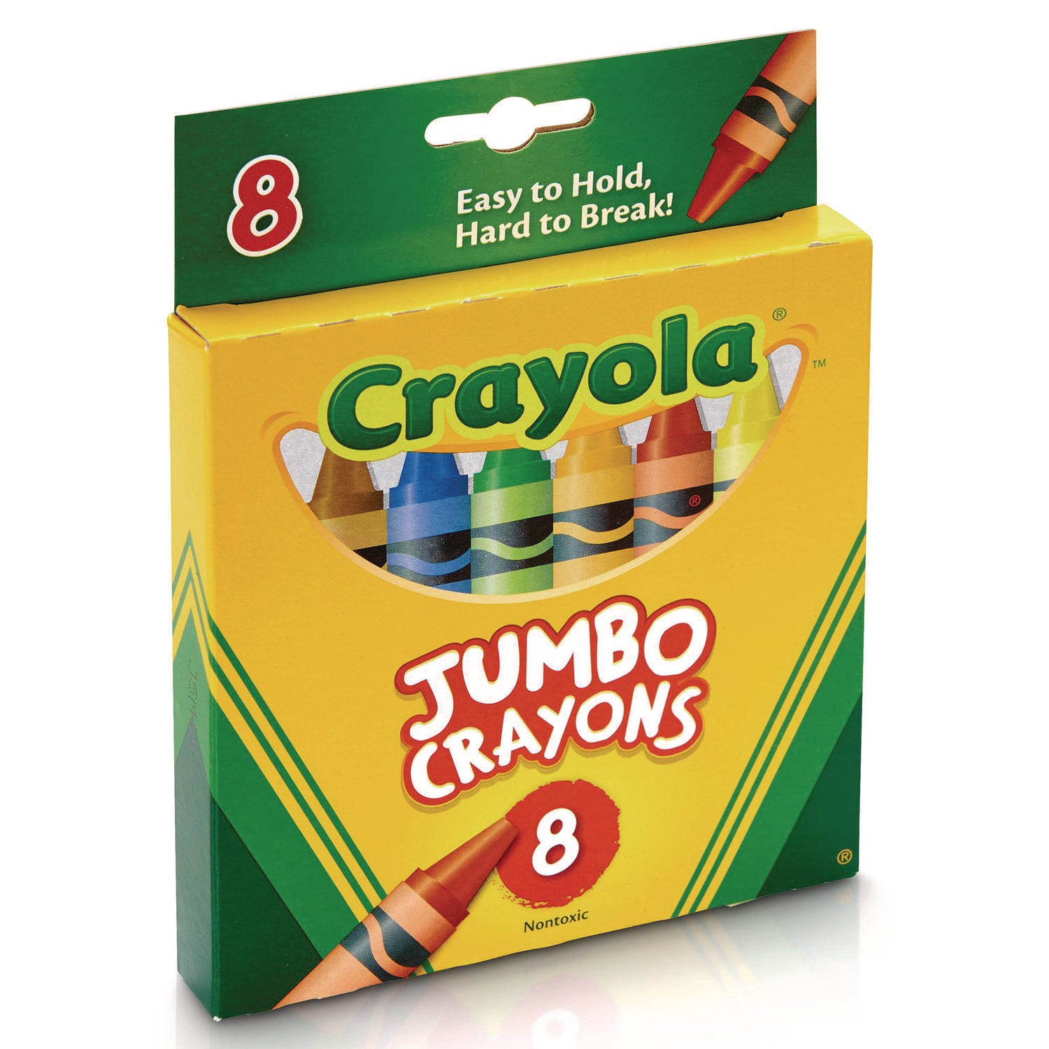 Jumbo Crayons, Assorted Colors, 8/Box - 6