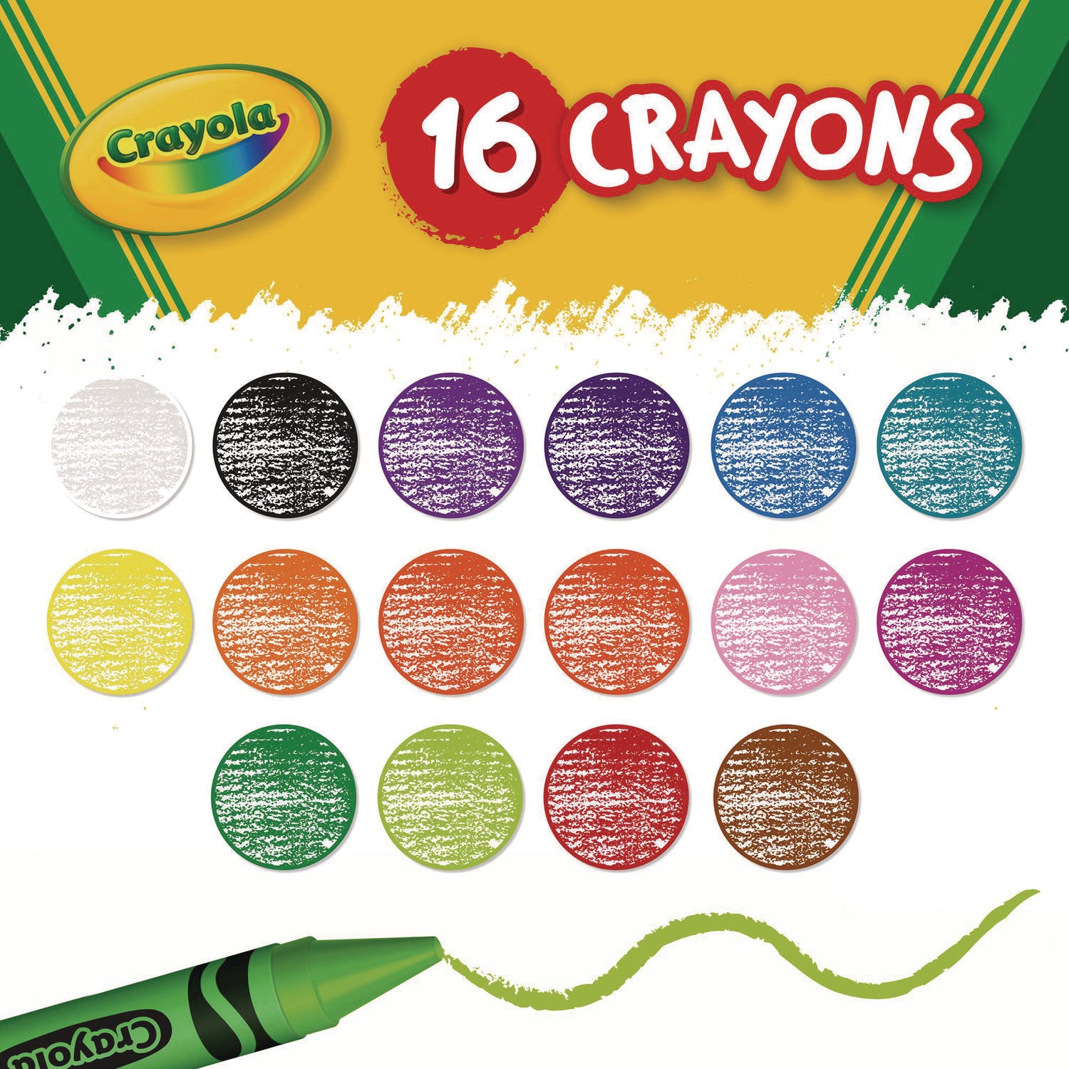 Jumbo Crayons, Assorted, 16/Box - 4