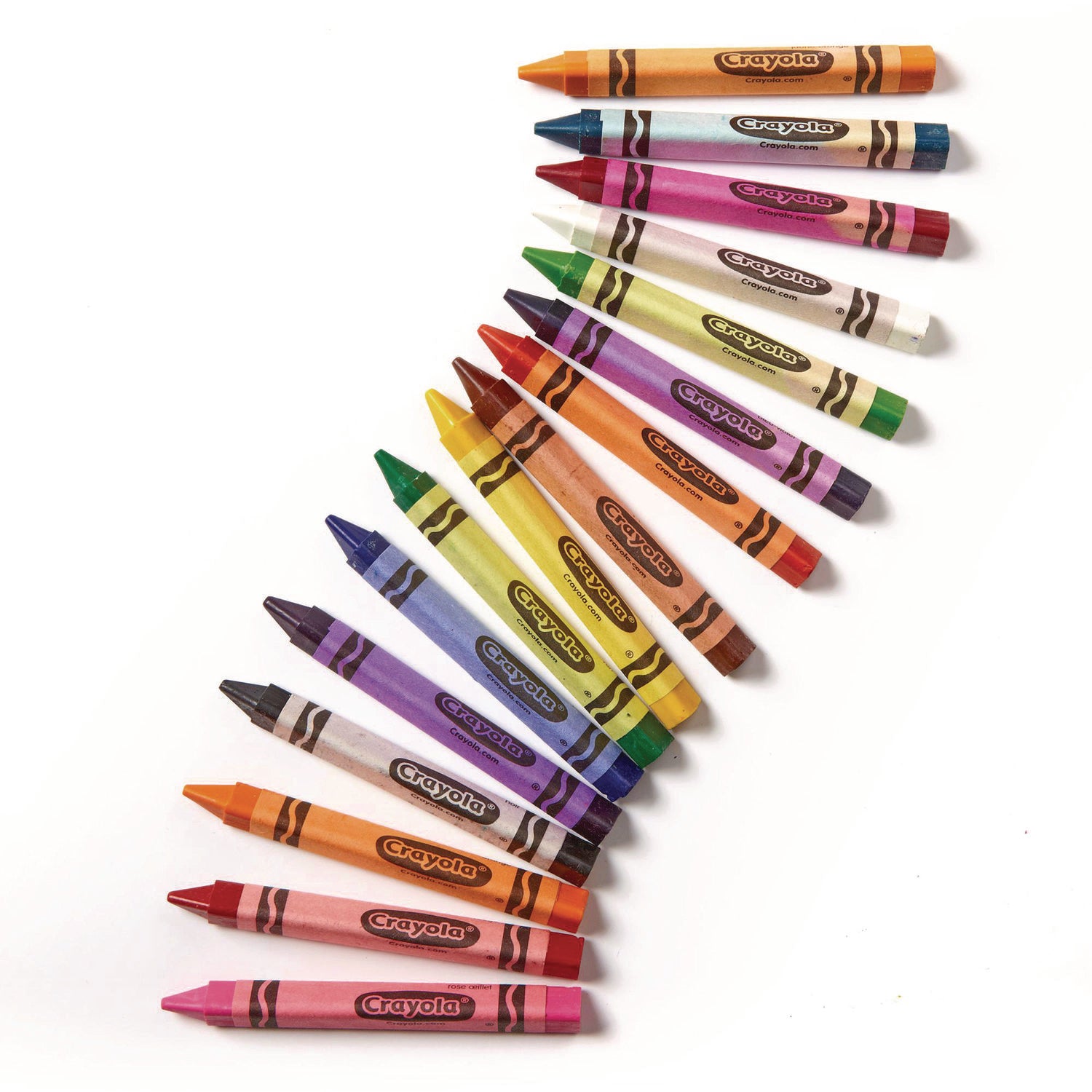 Crayola Triangular Anti-roll Crayons - Assorted - 16 / Box