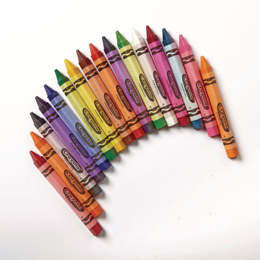 Crayola Triangular Anti-roll Crayons - Assorted - 16 / Box