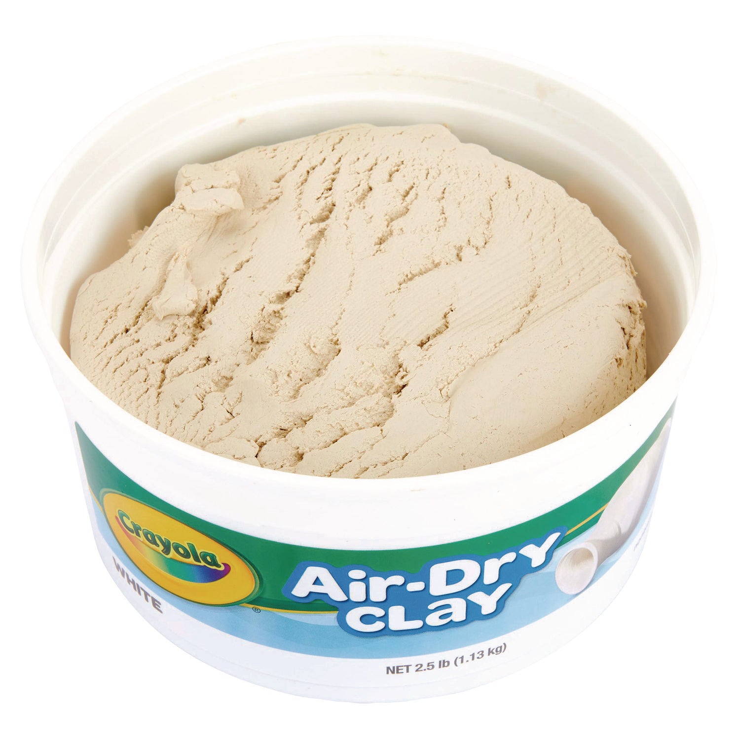 Air-Dry Clay,White, 2.5 lbs - 7