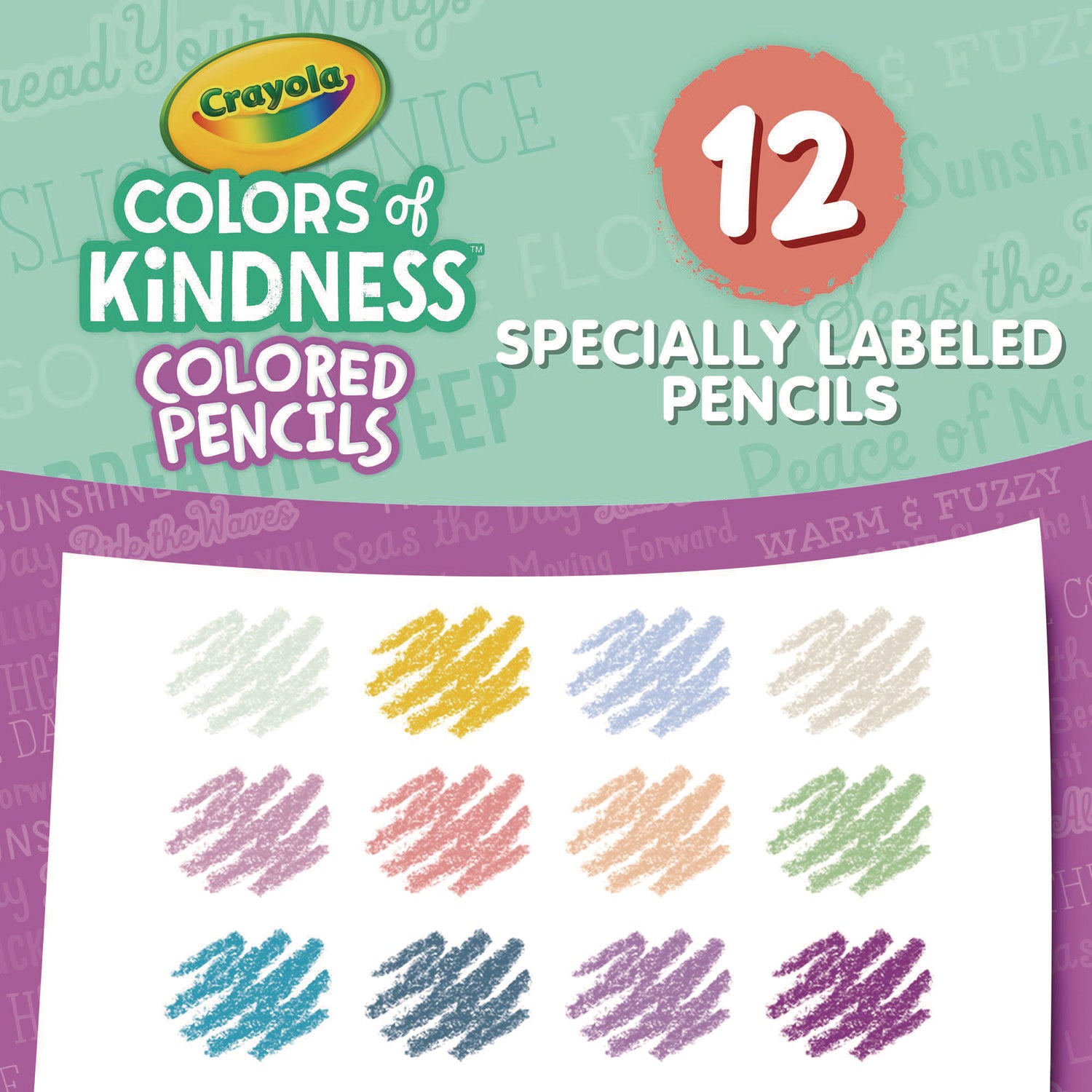 Crayola Colors of Kindness Pencils - Assorted Lead - 12 / Pack