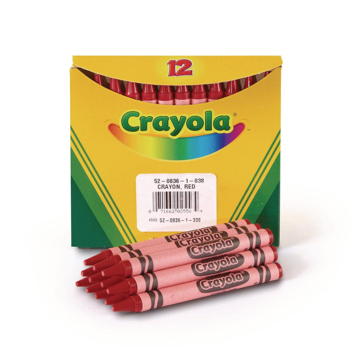 Bulk Crayons, Red, 12/Box - 2