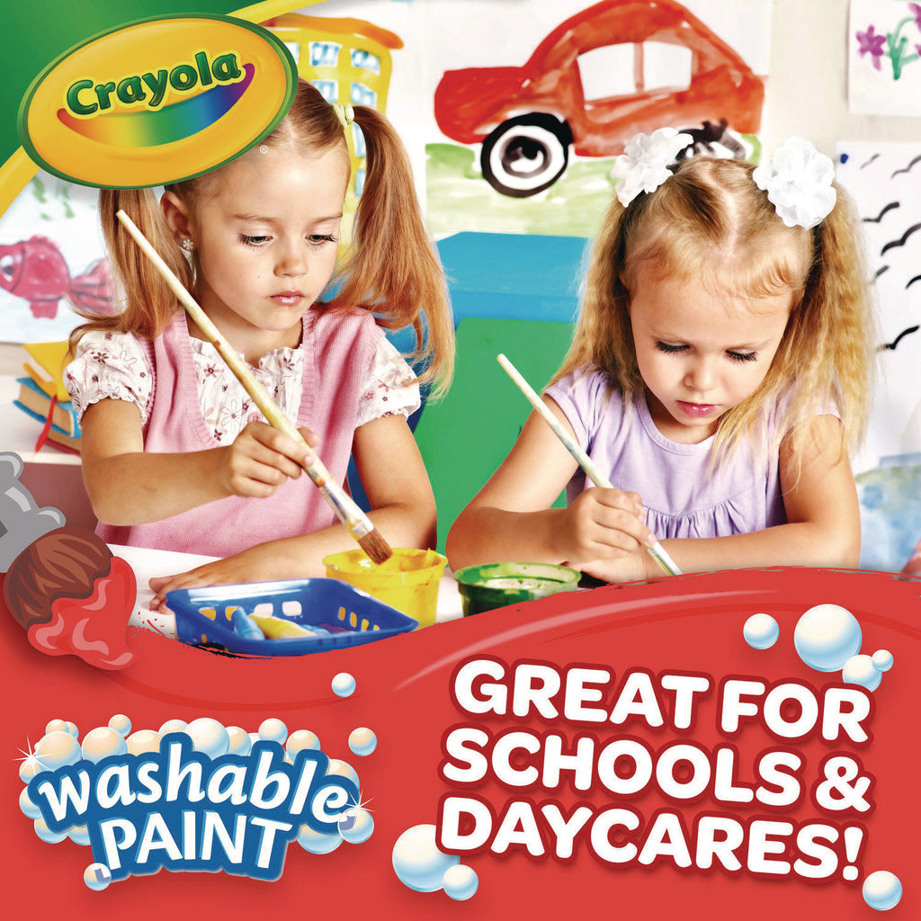 Washable Paint, Orange, 1 gal Bottle